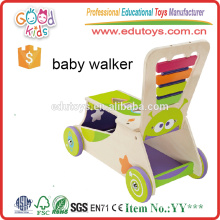 EN71 estándar de gran actividad bebé Walker juguetes, de alta calidad de madera Baby Walker
